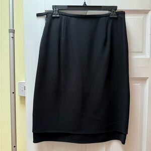 Ann Taylor Classic Black Pencil Skirt